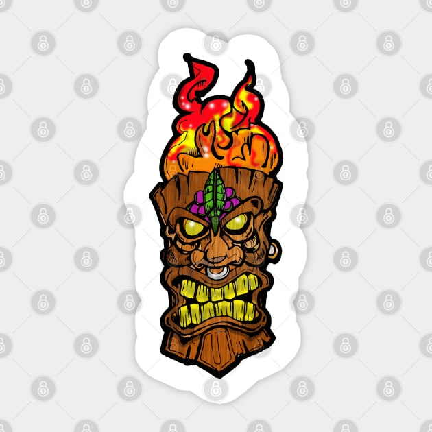 big Tiki go now Sticker by silentrob668